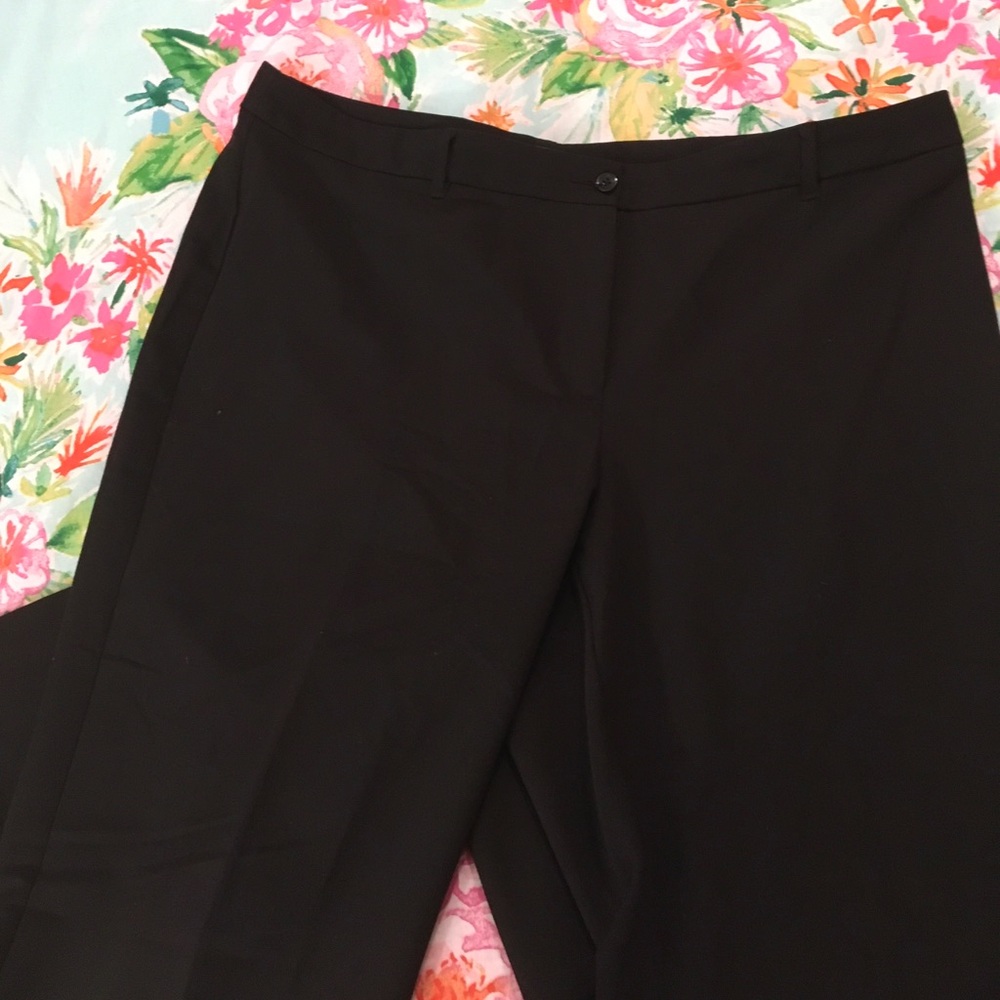 Straight leg trousers